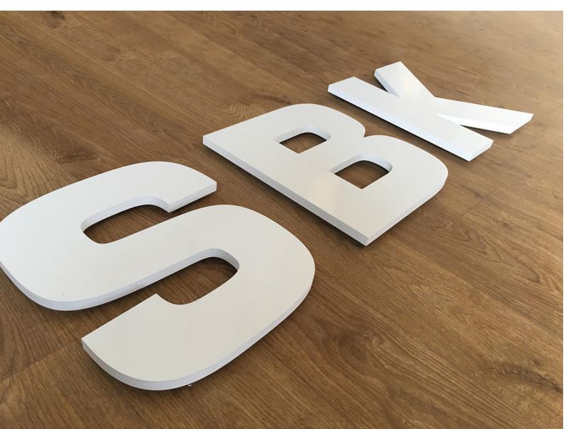 Enseigne Lettres Découpées PVC